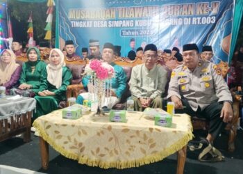 Kapolsek Pemayung Hadiri Pembukaan MTQ Desa Simpang Kubu Kandang