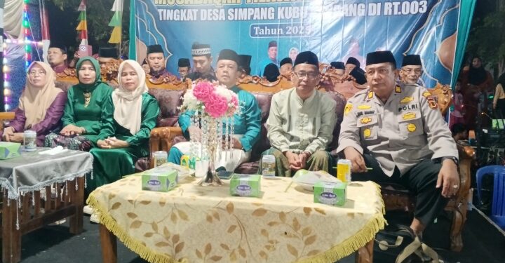 Kapolsek Pemayung Hadiri Pembukaan MTQ Desa Simpang Kubu Kandang