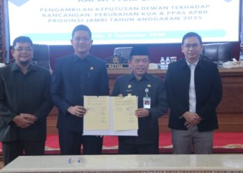 DPRD Jambi Sepakati Perubahan KUA dan PPAS APBD Jambi 2025
