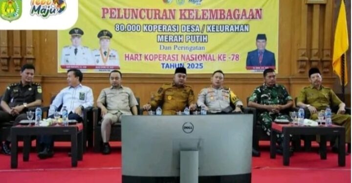 Hadiri Peluncuran Nasional Koperasi Merah Putih, DPRD Tebo Siap Dukung Dari Sisi Regulasi