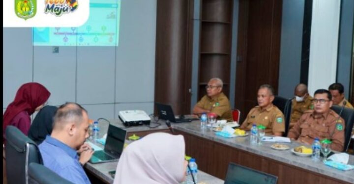 Pj Sekda Pimpin Rapat Penyampaian Hasil Penilaian Penerapan Sistem Merit ASN