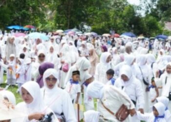 Pj Sekda Tebo Hadiri Peragaan Manasik Haji Raudhatul Athfal se-Kabupaten Tebo