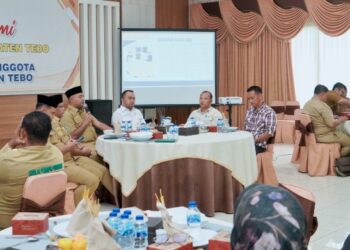 Silaturahmi DPRD dan Pemkab Tebo, Bahas Efisiensi Anggaran Rp300 Miliar di Tahun 2026
