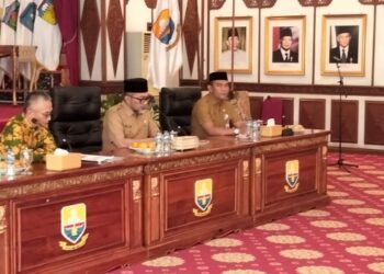 Sekda Sudirman Pimpin Exit Meeting dan Entry Meeting Bersama BPK RI