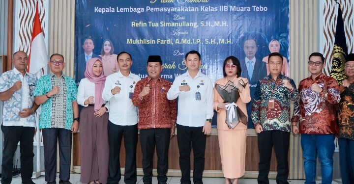 Pj Sekda Dr. Sindi Hadiri Sertijab Kepala Lapas Tebo, Tekankan Program Ketahanan Pangan