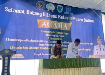 Pemkab Batang Hari Tanda Tangan Kerjasama Direktorat Jenderal Pemasyarakatan Jambi