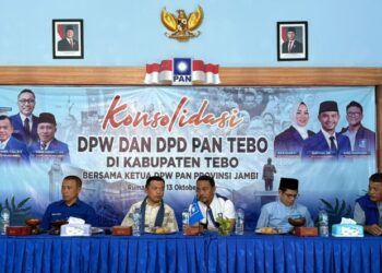 Ketua DPW PAN Jambi H. Al Haris Lakukan Konsolidasi ke DPD PAN Tebo: “Kader Harus Tetap Solid dan Kompak”