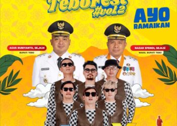 Tebo Fest Vol. 2, Gaet Band Legendaris Tipe-X, pada Puncak HUT ke-26 Kabupaten Tebo