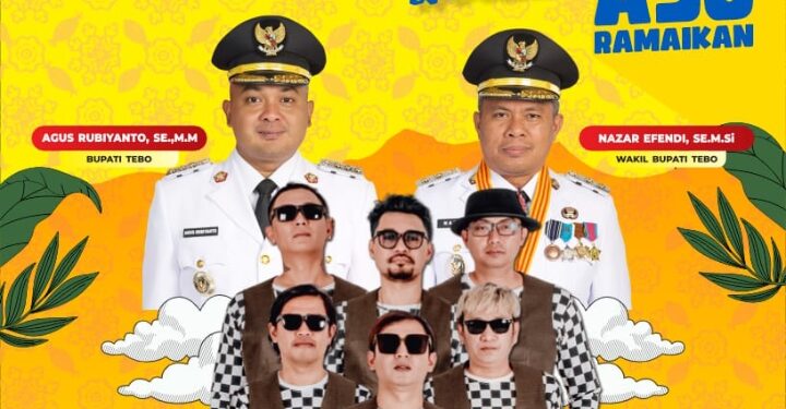 Tebo Fest Vol. 2, Gaet Band Legendaris Tipe-X, pada Puncak HUT ke-26 Kabupaten Tebo