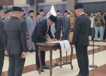 Bupati Tebo Lantik 14 Pejabat JPT Pratama