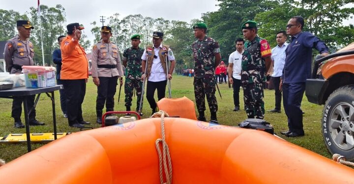 Pemkab Tebo Gelar Apel Siaga Bencana Hidrometeorologi, Dipimpin Kapolres Tebo