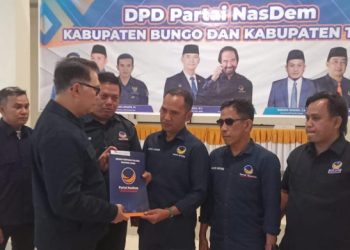 Saipul Anwar Kembali Pimpin DPD NasDem Tebo Periode 2025–2029