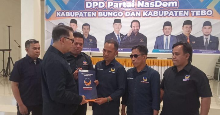 Saipul Anwar Kembali Pimpin DPD NasDem Tebo Periode 2025–2029
