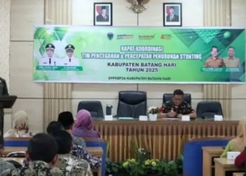 Pemkab Batang Hari Perkuat Koordinasi Lintas Sektoral Percepatan Penurunan Stunting