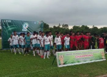 Bupati Kabupaten Batang Hari Tutup Kompetisi Sepak Bola Liga Pelajar