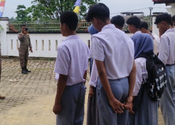 Razia Satpol PP Tebo Jaring 16 Pelajar Bolos Sekolah