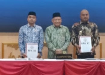Ketua DPRD Tebo Hadiri Penyerahan LHP BPK