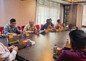 Sekda Ikuti Virtual Rakor Analisis Risiko dan Kerawanan Korupsi dalam Penerbitan & Implementasi AMDAL oleh KPK RI
