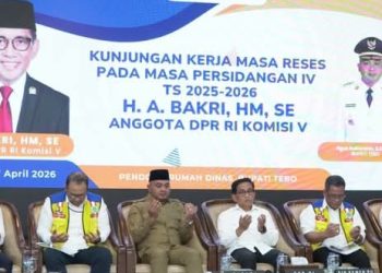 Bupati Tebo Hadiri Reses dan Kunjungan Kerja Anggota DPR RI di Kabupaten Tebo